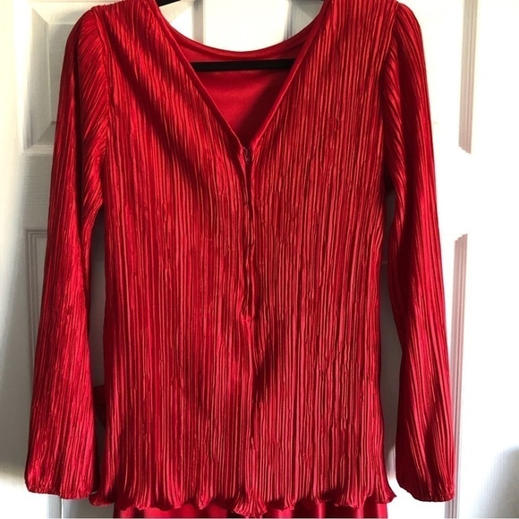 Vintage After Dark red 80’s party dress in size S - Picture 7 of 11